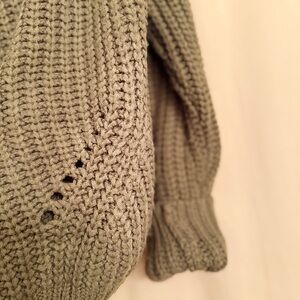 T.J.Maxx Sage Green Knit Sweater